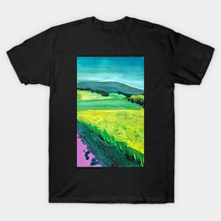 Countryside landscape field of colza T-Shirt